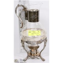 VINTAGE MID-CENTURY CARAFE WITH 3 FOOTED