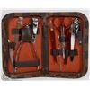 Image 1 : 10 PIECE MANICURE SET IN CARRY CASE   NEW