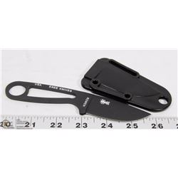 ESEE IZULA BLACK FIXED BLADE STRAIGHT KNIFE SHARP