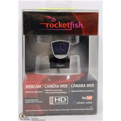 SEALED ROCKETFISH WEBCAM COMPATIBLE WITH APPLE &PC