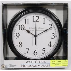 HERALD AND BARNES WALL CLOCK NEW IN PACKAGE