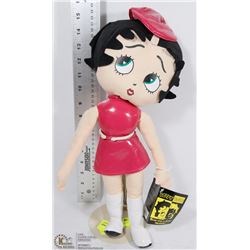 BETTYBOOP "KELLYTOY" TAG ON STAND 18"H