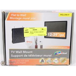 FLAT TO WALL TV WALL MOUNT SUPPORT 12-39"