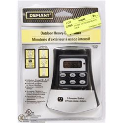 NEW 'DEFIANT' OUTDOOR HEAVY DUTY TIMER -