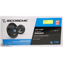 SCOSCHE 200 PEAK WATT (50WATTS RMS PER SPEAKER)