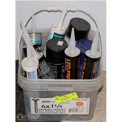 CLEAR BUCKET WITH NEW SIKAFLEX ADHESIVE