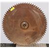 Image 1 : 28" DIAMETER SAWBLADE - WAS MADE INTO CLOCK BUT