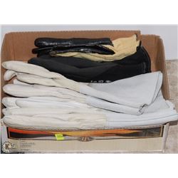 BOX W/5 PAIRS OF HEAVY DUTY NEW WORK