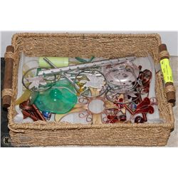 BASKET OF WIND CHIMES