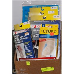 BOX W/INJURY CARE PRODUCTS - KNEE