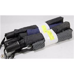 LOT OF 6 NEW UNISEX UMBRELLAS