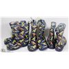 Image 1 : 3 PAIRS OF NEW KIDS LIGHT UP RAIN BOOTS