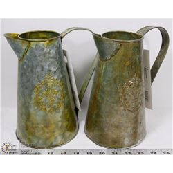 LOT OF 2 GROW IT PATINA WATER JUG