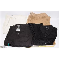 FLAT WITH 2 NEW PAIRS OF SHORTS, SIZE 42 & 1 PANTS