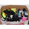 Image 1 : LARGE BOX OF MISC NEW SHOES,BOOTS VARIOUS SIZES