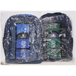 LOT OF 2 NEW SPORT BACK PACKS