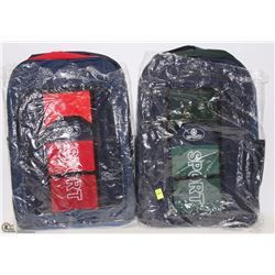 LOT OF 2 NEW SPORT BACK PACKS