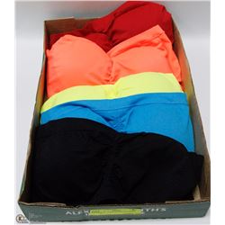 FLAT OF 5 NEW KATHY SPANDEX BRAS