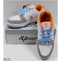 LEATHER UPPER LIGHTBLUE/WHITE/GREEN RUNNERS 5.5