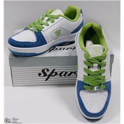 LEATHER UPPER LIGHTBLUE/WHITE/GREEN RUNNERS 5