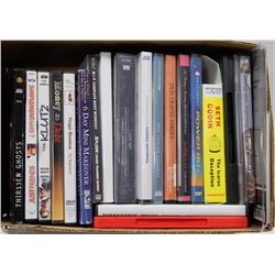 BOX OF ASST DVDS