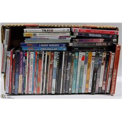 BOX OF ASST DVDS