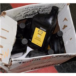 BOX OF 7 BOTTLES OF MAZDA M5 GENUINE AUTOMATIC
