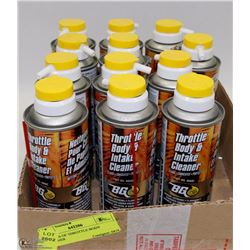 12 CANS OF THROTTLE BODY CLEANER