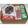 Image 1 : BOX FULL OF ASSORTED BASEBALL, FOOTBALL AND