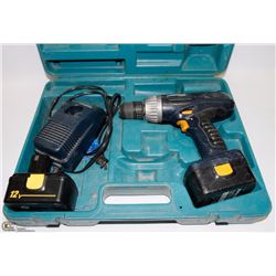 MASTERCRAFT 14.4V DRILL WITH BATTERY , CHARGER AND