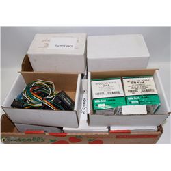 LARGE FLAT WITH POP RIVETS, CAR/HOME FUSES,