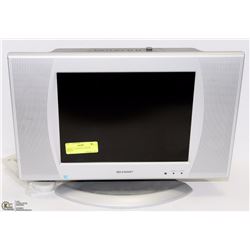 SHARP 13" COLOUR T.V WITH REMOTE