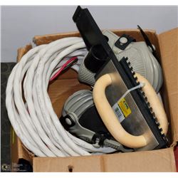 40' POWER CABLE 8 GAUGE WITH PAIR OF KNEE PADS,