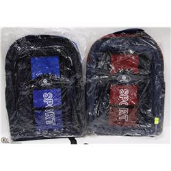 LOT OF TWO NEW SPORT BACK PACKS