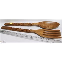 WOOD TOTEM FORK & SPOON