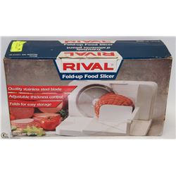 RIVAL FOLD UP FOOD SLICER