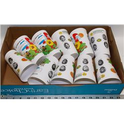 1981 RED ROOSTER EDMONTON ESKIMO COLLECTOR CUPS