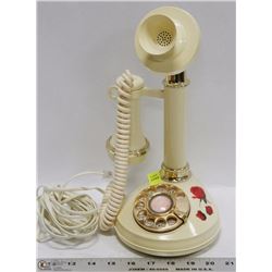 VINTAGE GOLD COLOR ROTARY PHONE