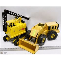 SET OF VINTAGE METAL TONKA TOYS