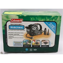 COLEMAN QUICKPUMP ELECTRIC AIR PUMP WITH VALVE