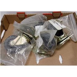 4 HEAVY DUTY 4" SWIVEL CASTER WHEELS