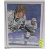 Image 1 : 11" X 14" LTD ED PRINT OF WAYNE GRETZKY BY JOHN