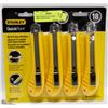 Image 1 : NEW 4 PACK OF 18" STANLEY QUICK POINT UTILITY KNIVES