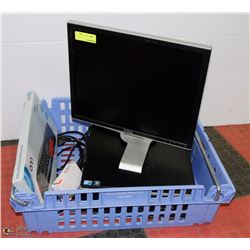 HP i5 DESKTOP COMPUTER WITH MONITOR, KEYBOARD,