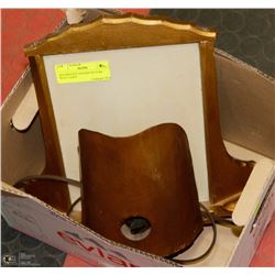 DECORATIVE FRAMED PICTURE WALL LIGHT