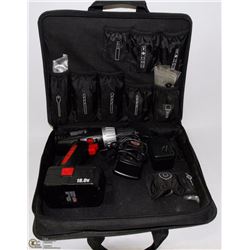 JOBMATE 18V DRILL WITH BATTERY, CHARGER, BAG CASE