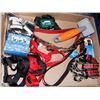 Image 1 : FLAT OF DOG ACCESSORIES INCLUDES COLLARS, BRUSH
