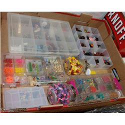 FLAT OF BEADS FOR MAKING JEWELRY