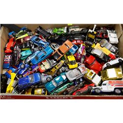 FLAT OF ASSORTED HOTWHEELS & DIECAST CARS