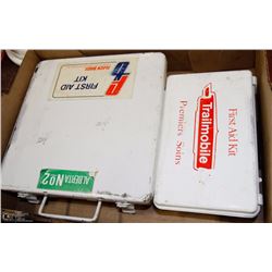 FLAT WITH 2 FIRST AID KITS & CONTENTS